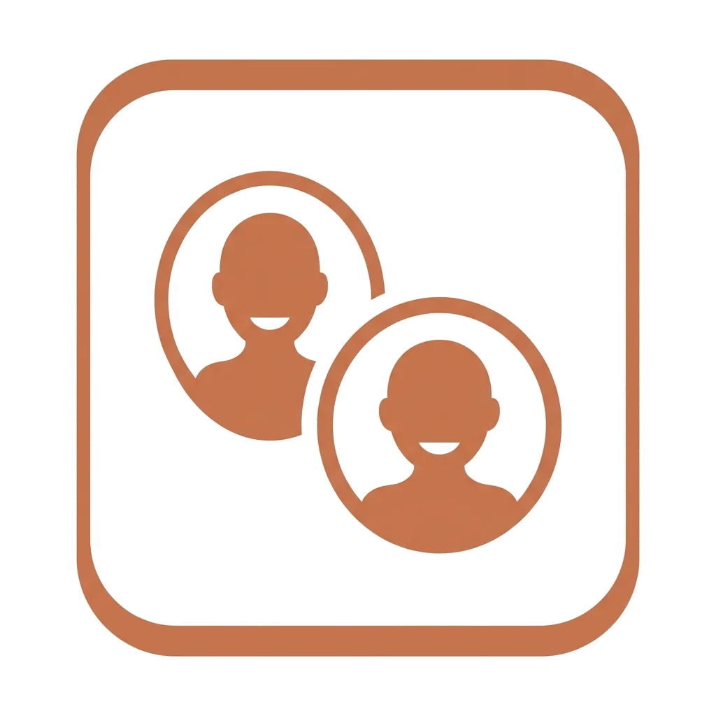 Happy users of photo restoration service